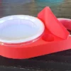 Strawberry Red Leopard Gecko food bowl calcium dish & water dish - Image 11