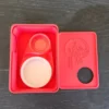 Strawberry Red Leopard Gecko humid hide, dry hide, food bowl, calcium & water dish combo - Image 26
